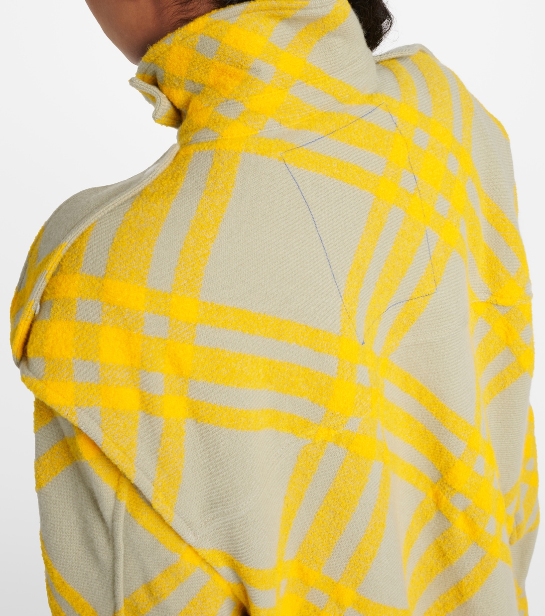 Giacca in misto lana a quadri | Burberry