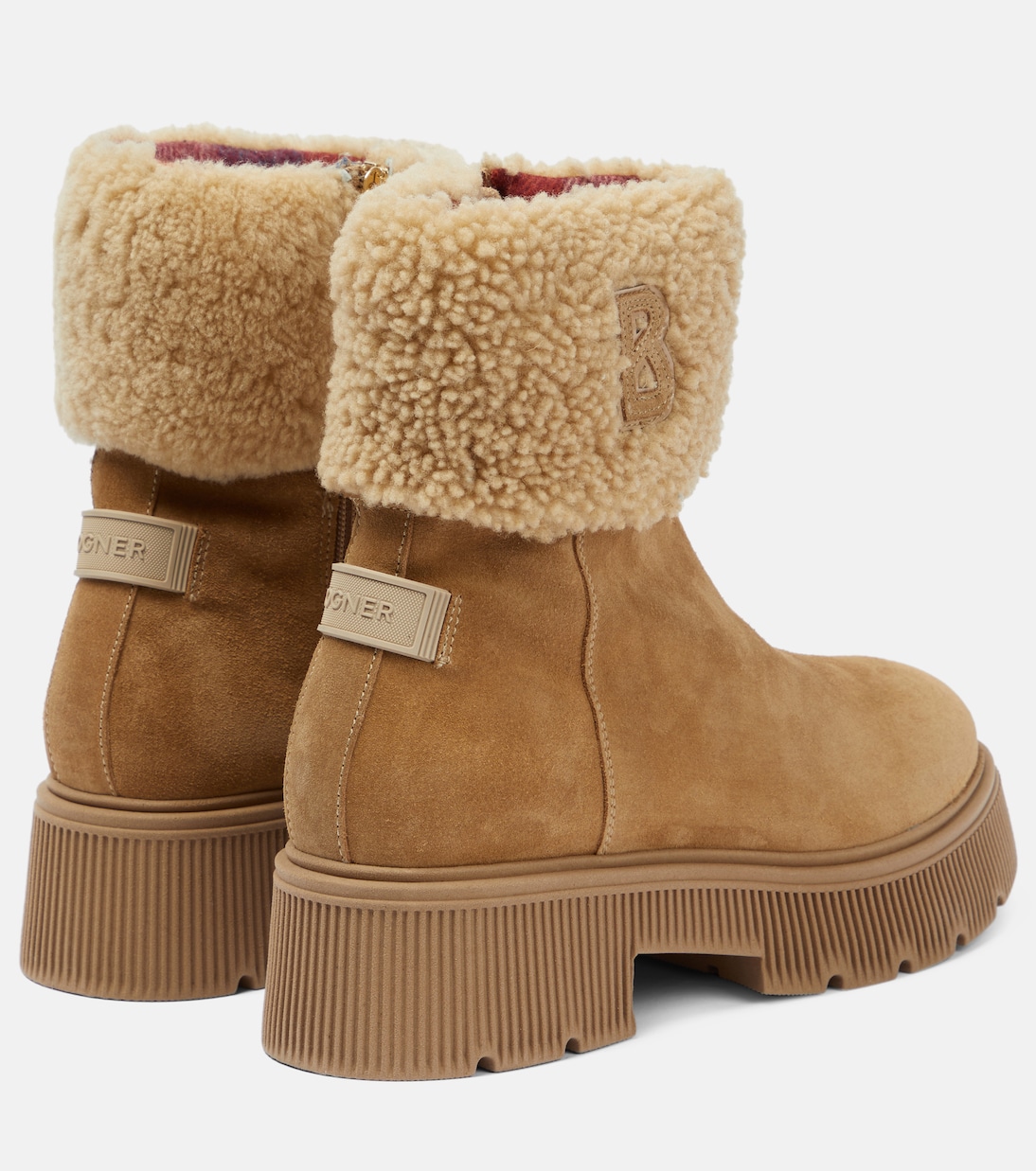Ankle Boots Turin aus Veloursleder mit Shearling | Bogner