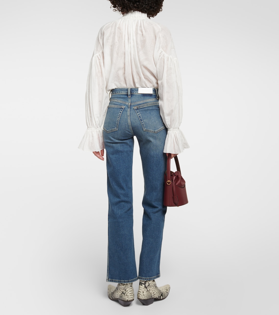 Jeans rectos 90s de tiro alto | Re/Done
