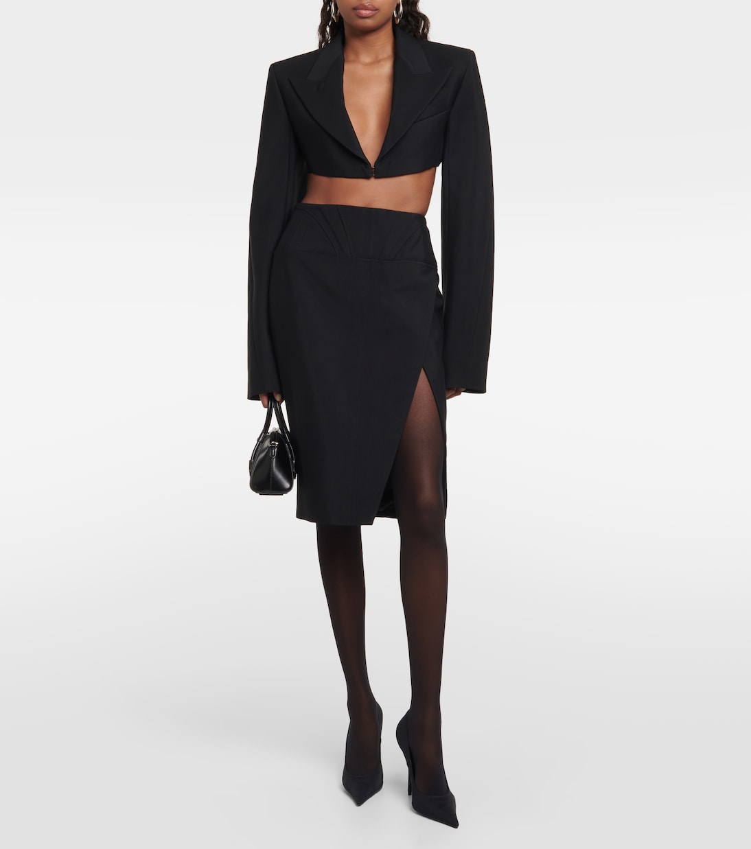 High-rise pencil skirt | Mugler