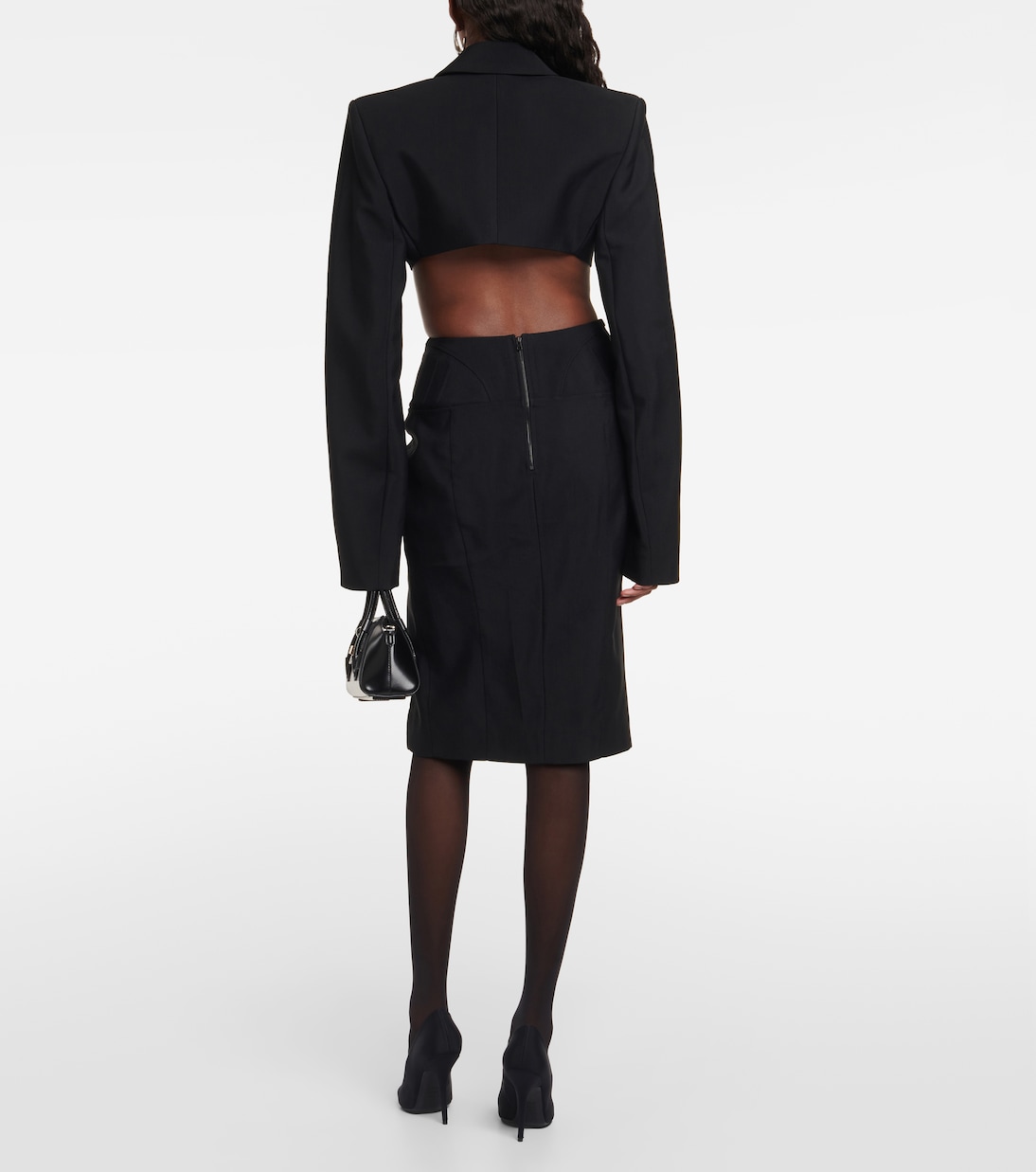 High-rise pencil skirt | Mugler