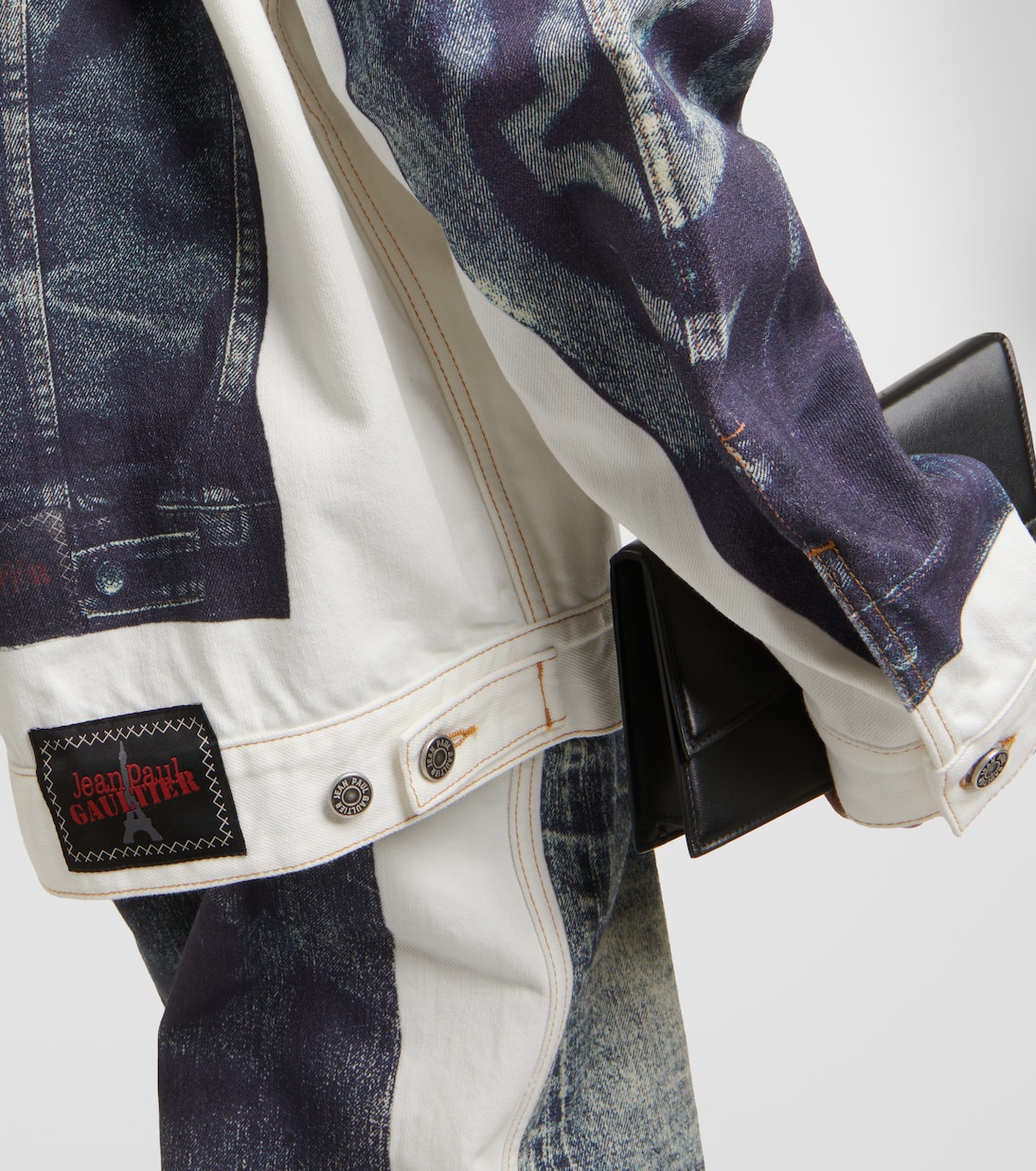 Tattoo denim jacket in multicoloured - Jean Paul Gaultier