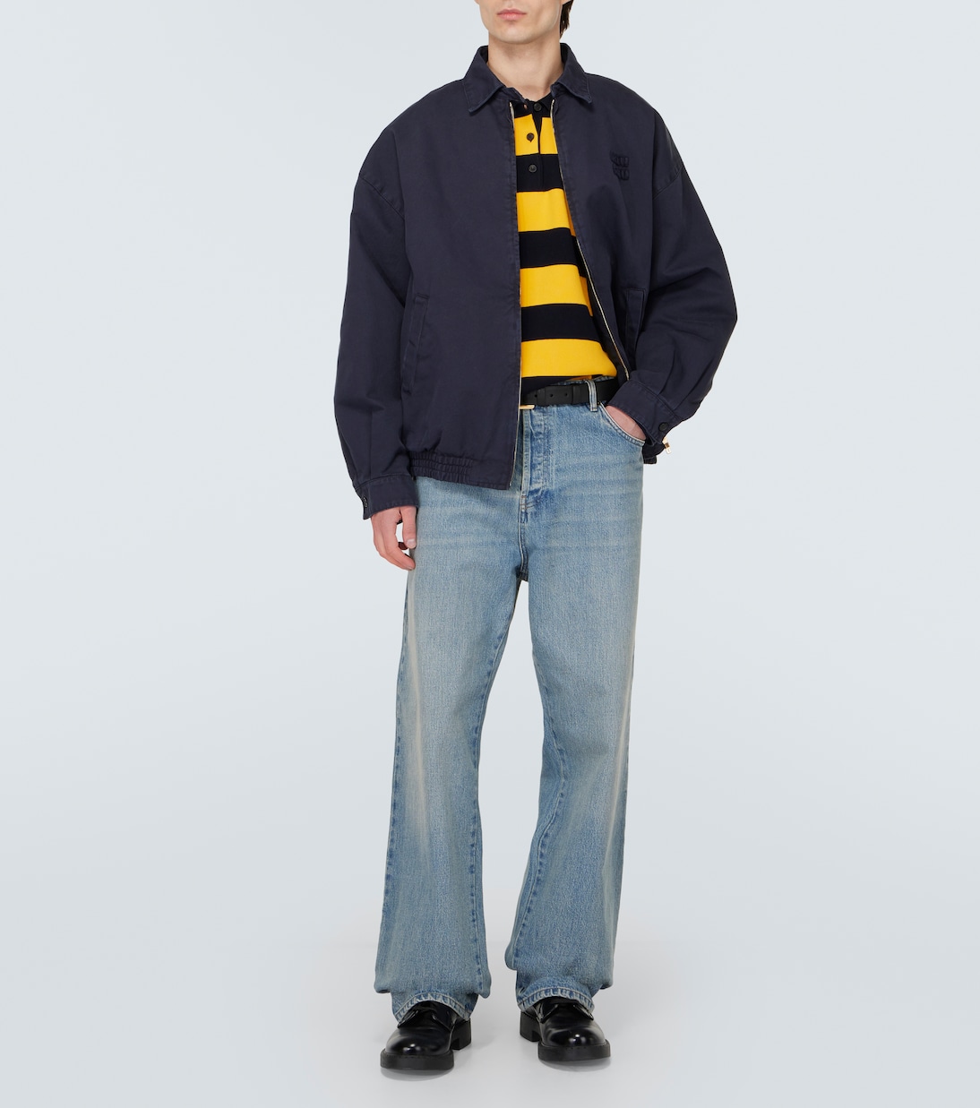Polopullover aus einem Baumwollgemisch | Miu Miu