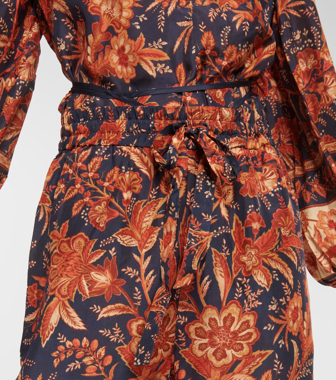 Pantaloni a gamba larga Junie in seta | Zimmermann
