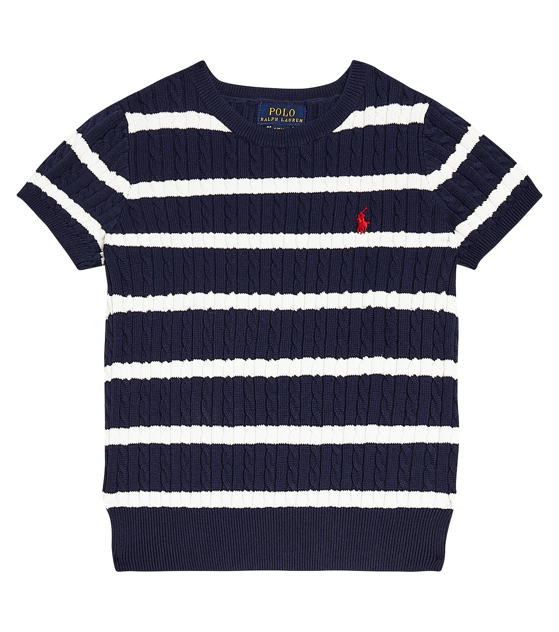 Top in maglia di cotone a righe | Polo Ralph Lauren Kids