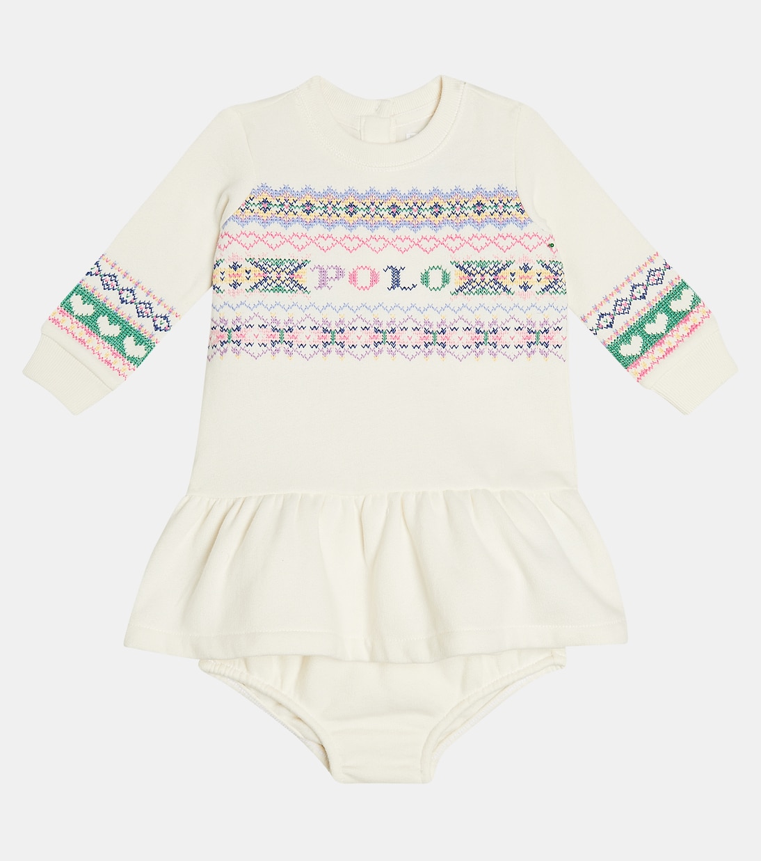 Baby cotton-blend dress and bloomers set | Polo Ralph Lauren Kids