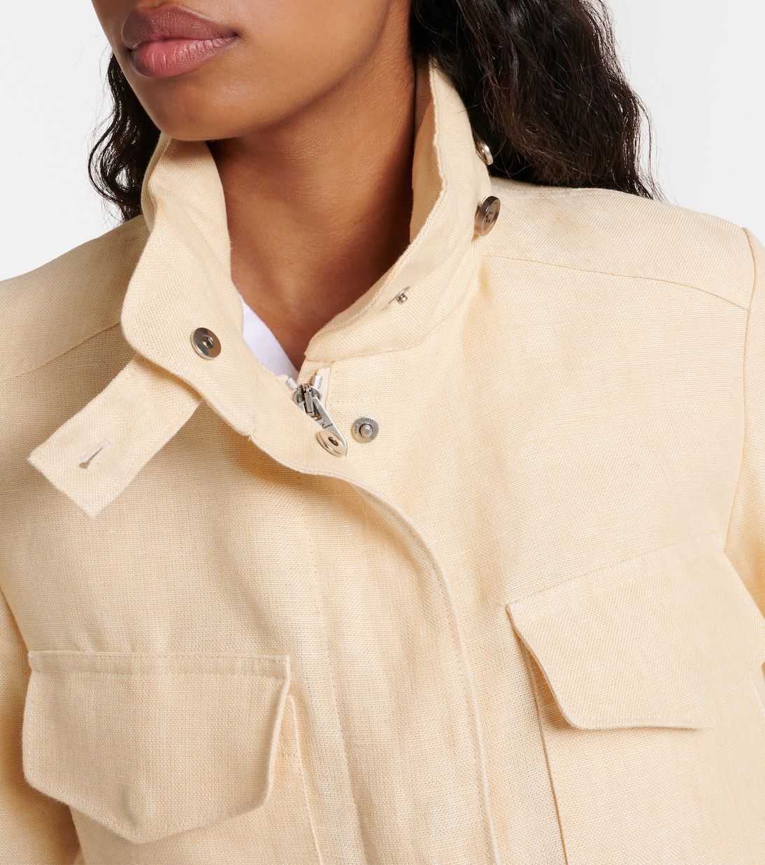 Chaqueta de Lino Loro Piana para Jóvenes con Estilo