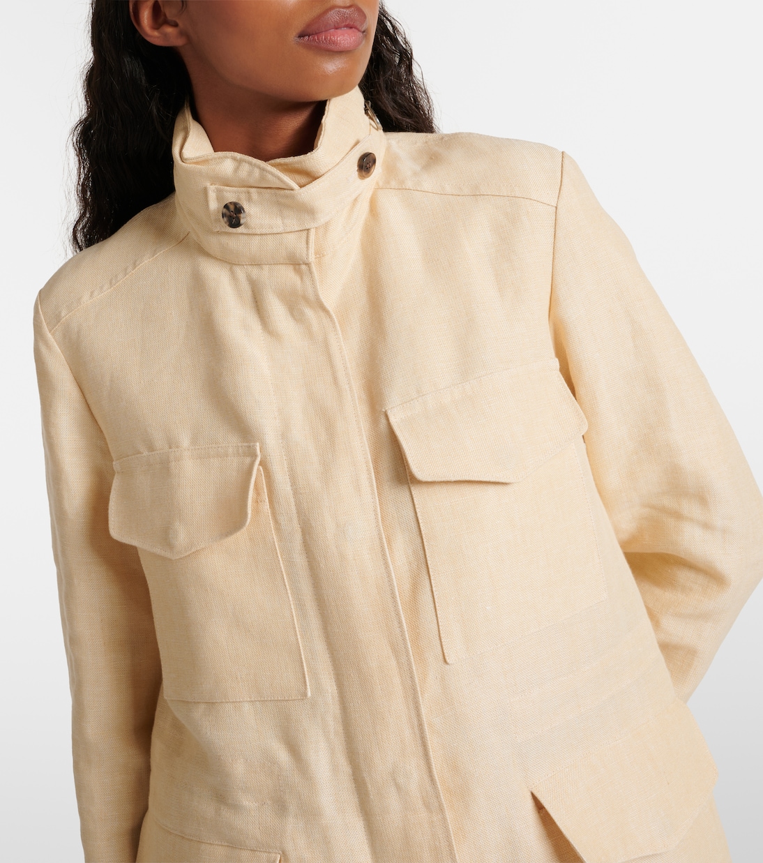 Chaqueta de Lino Loro Piana para Jóvenes con Estilo