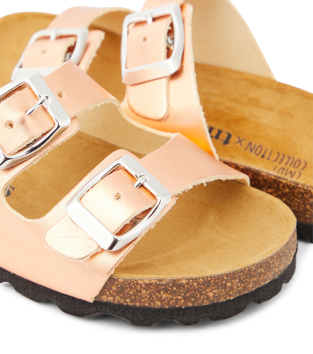 Sandali in pelle metallizzata | The New Society