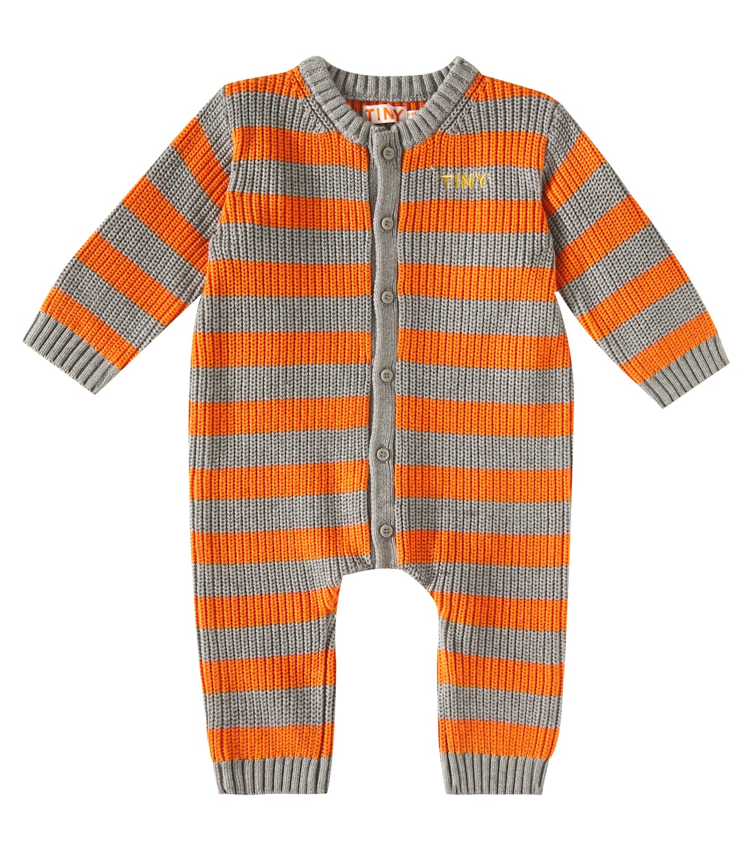 Baby - Tutina Stripes in cotone e lana | Tinycottons