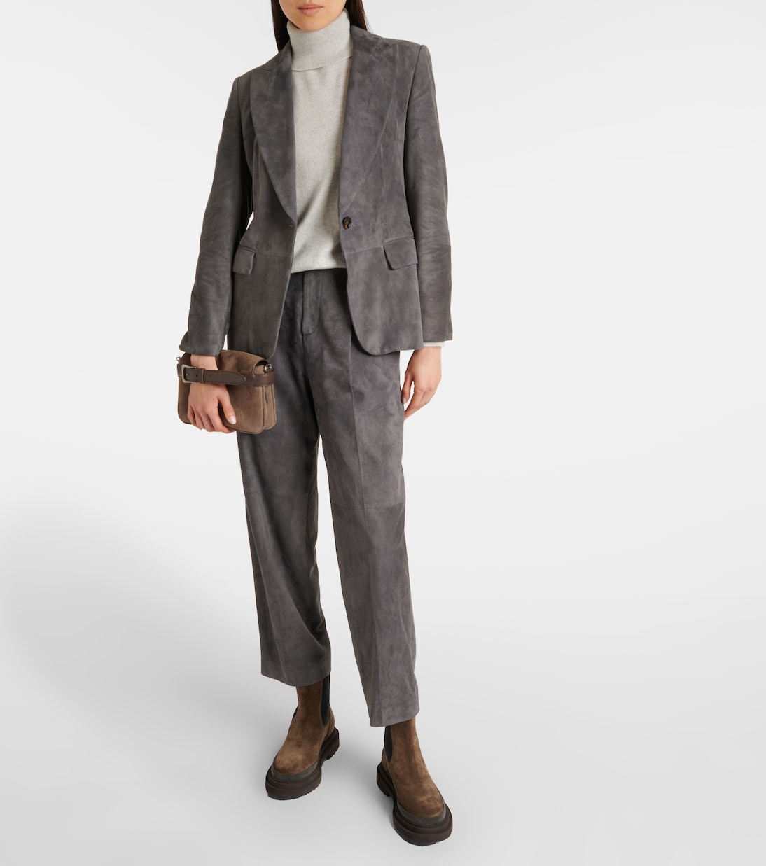 Blazer en daim | Brunello Cucinelli