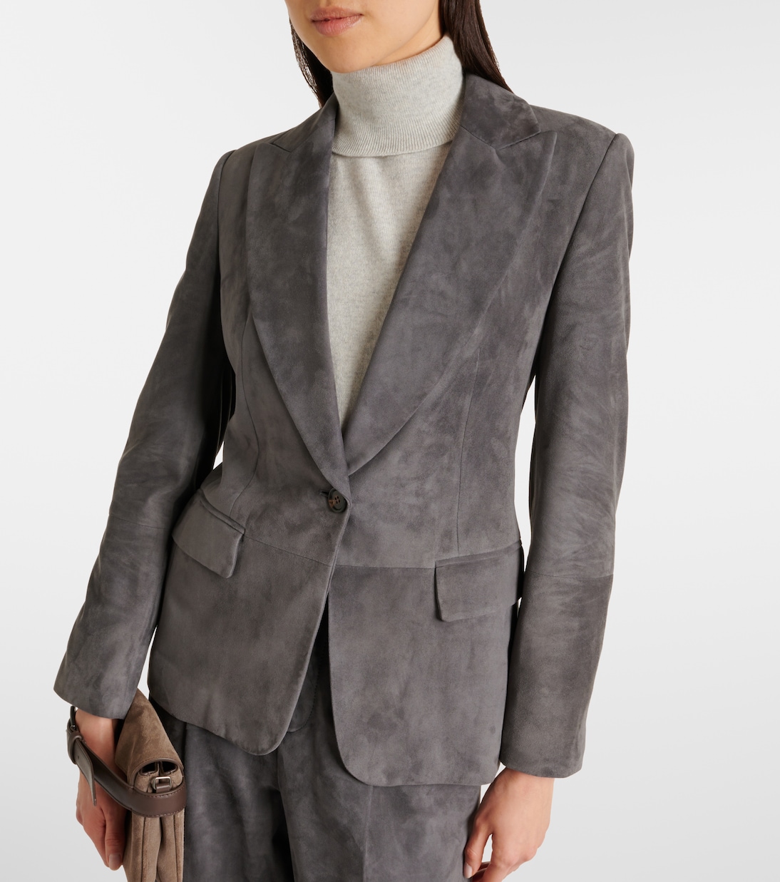 Blazer en daim | Brunello Cucinelli