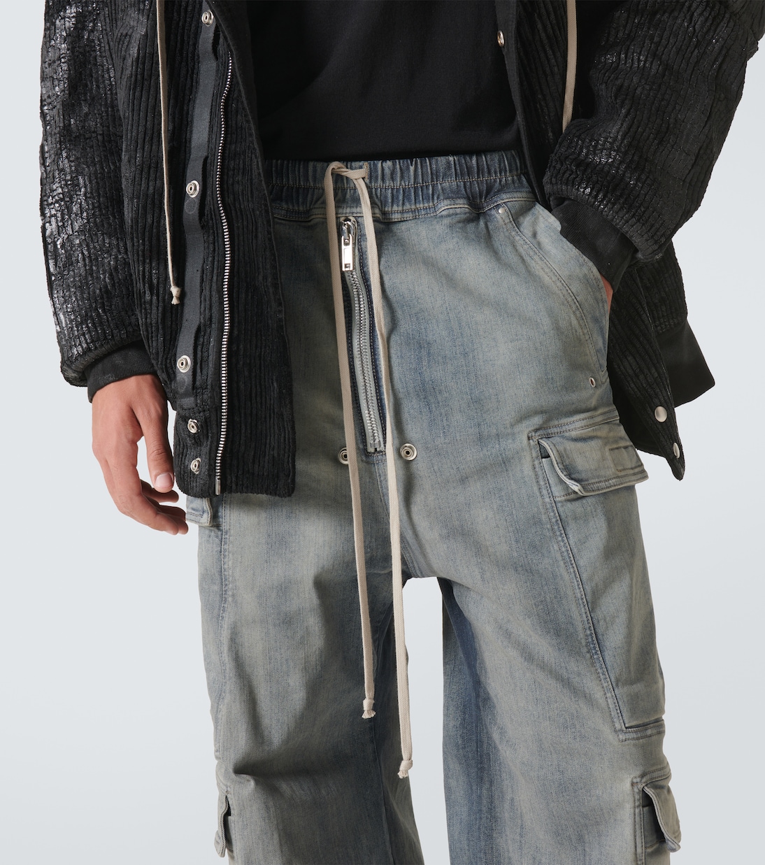 Jumbo Bela cotton-blend cargo pants | DRKSHDW by Rick Owens
