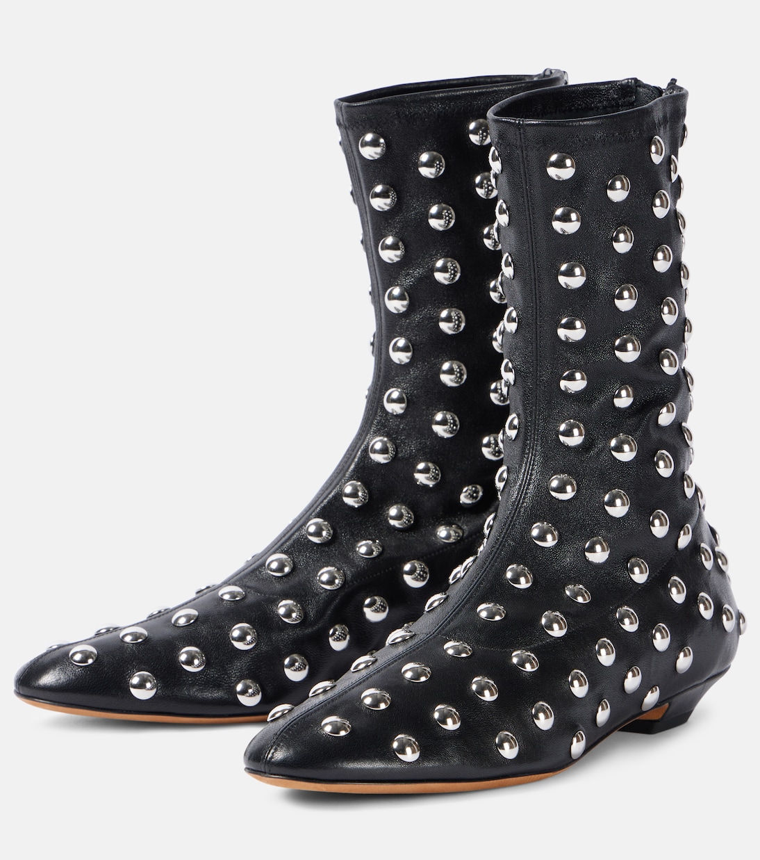 Verzierte Ankle Boots Apollo aus Leder | Khaite