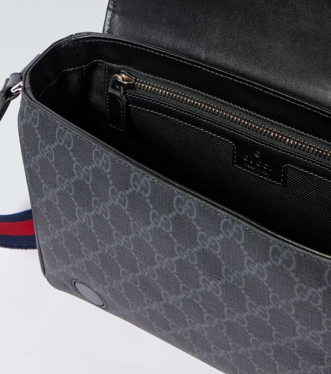 Borsa a tracolla GG canvas con pelle | Gucci