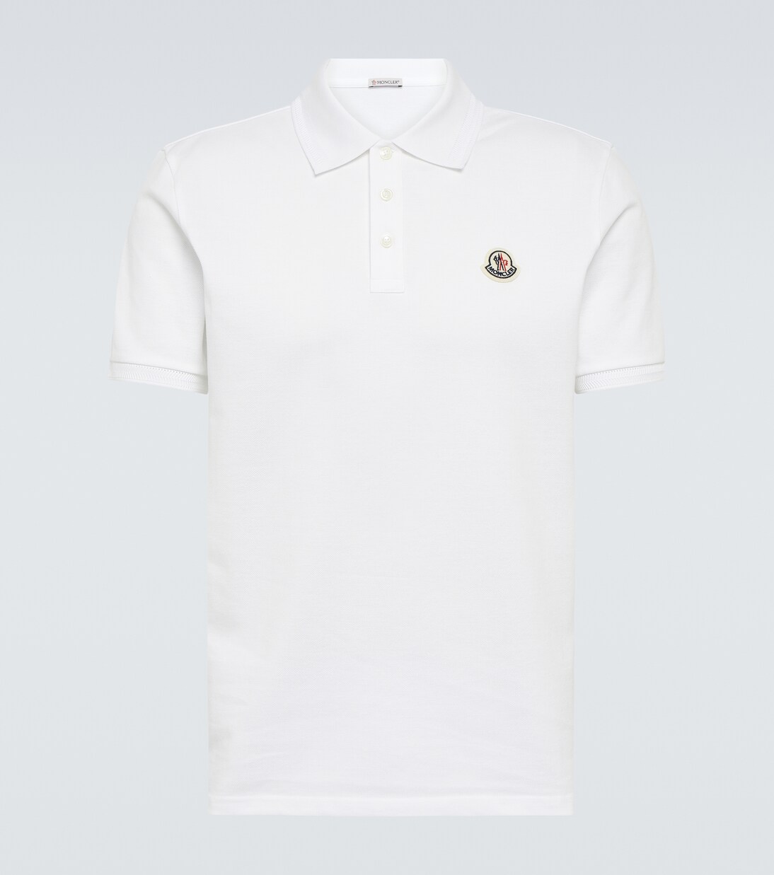 Polo en coton à logo | Moncler