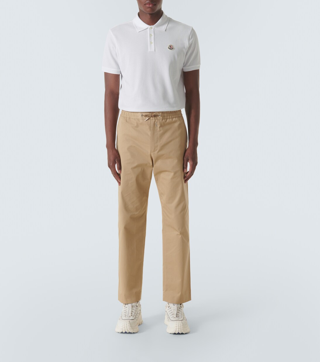 Polo en coton à logo | Moncler