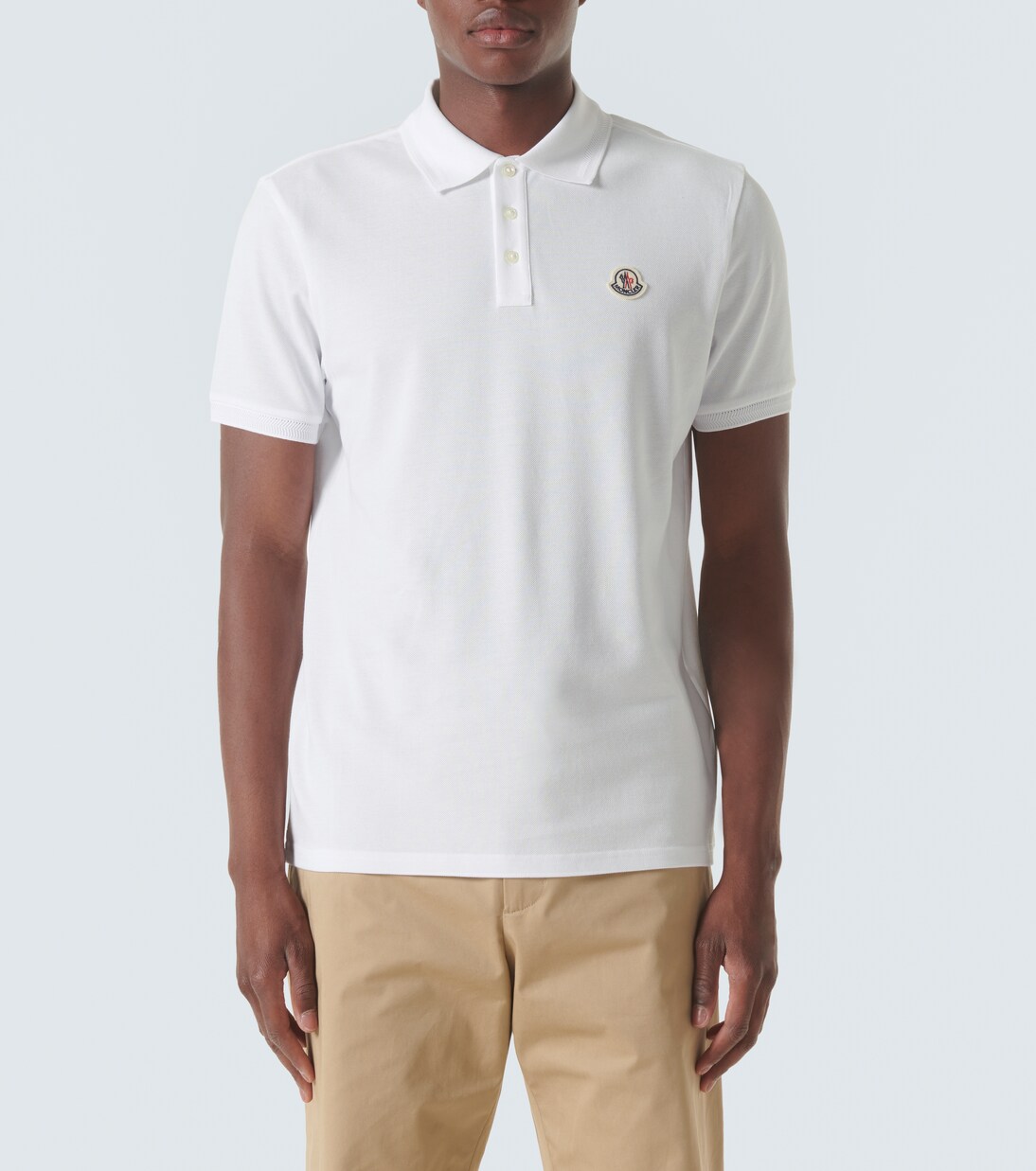 Polo en coton à logo | Moncler
