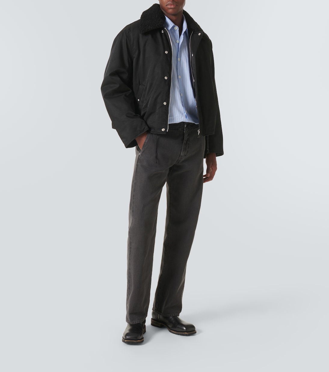 Cotton blend jacket sales
