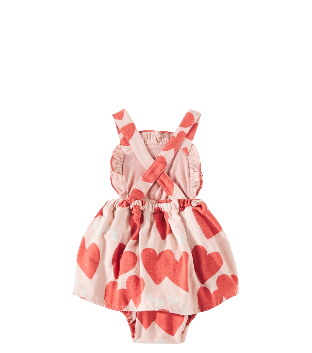Bebé - set Love Frill de vestido y gorro | Jellymallow