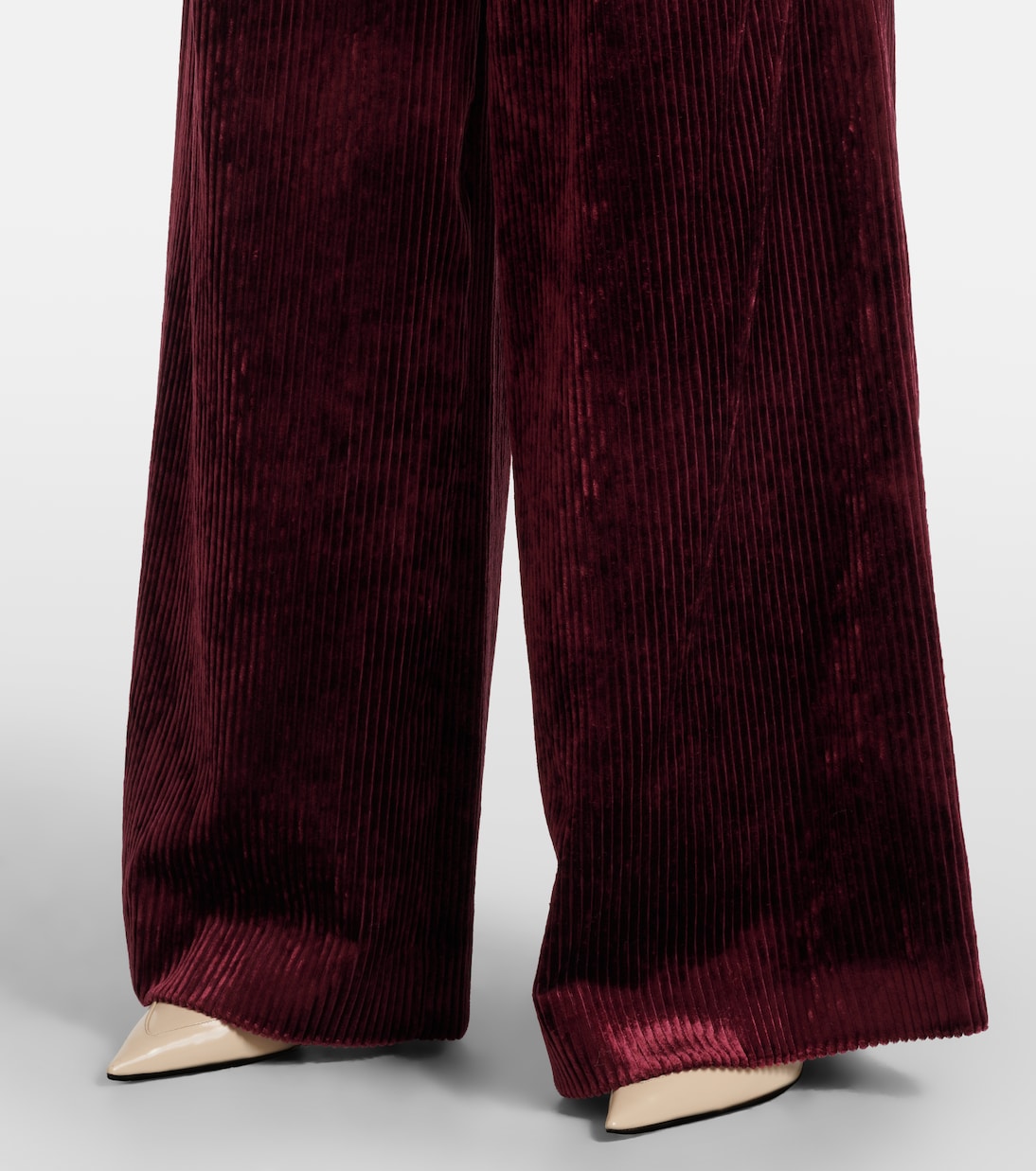 Weite Mid-Rise-Hose aus Cord | Dorothee Schumacher
