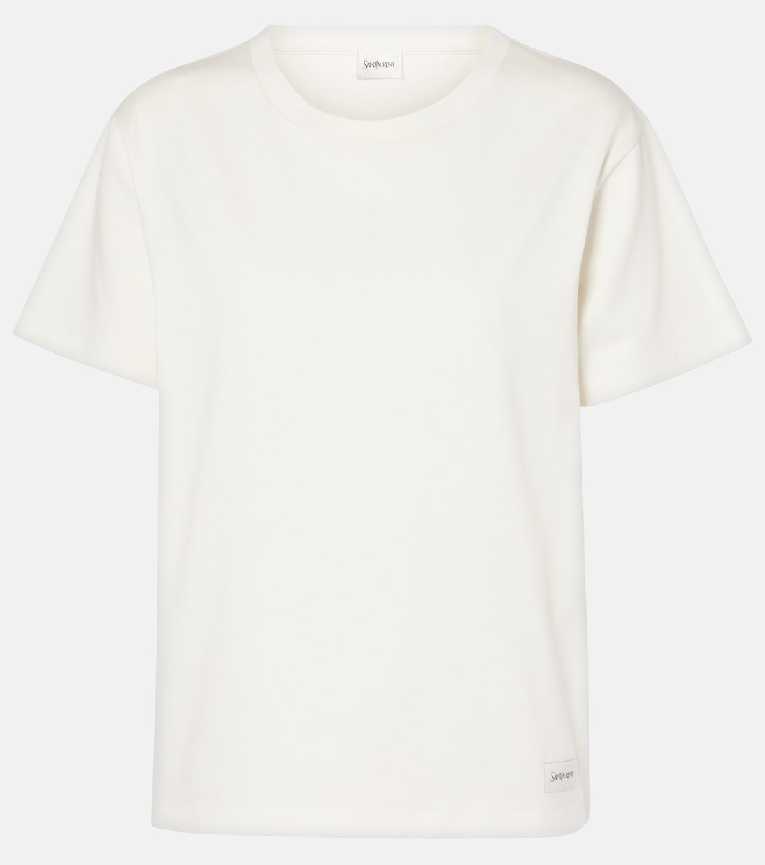 Camiseta de Algodón Mezclado Saint Laurent para Jóvenes Modernos