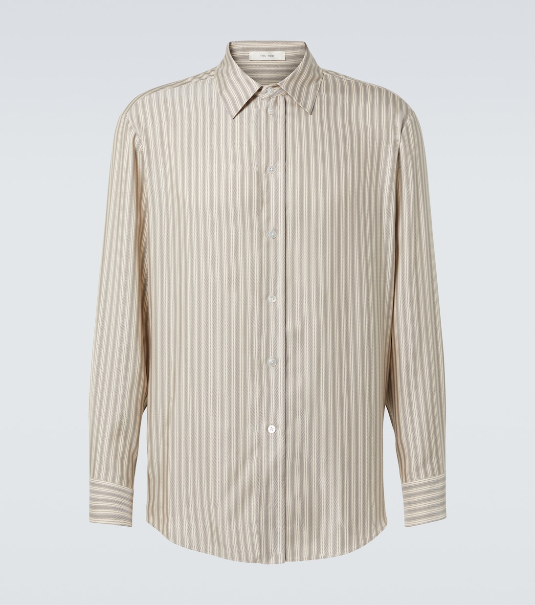 Camicia Luigi in seta a righe | The Row