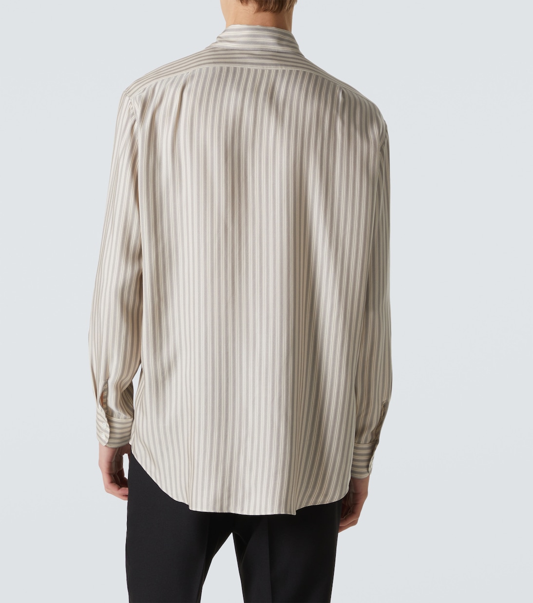 Camicia Luigi in seta a righe | The Row