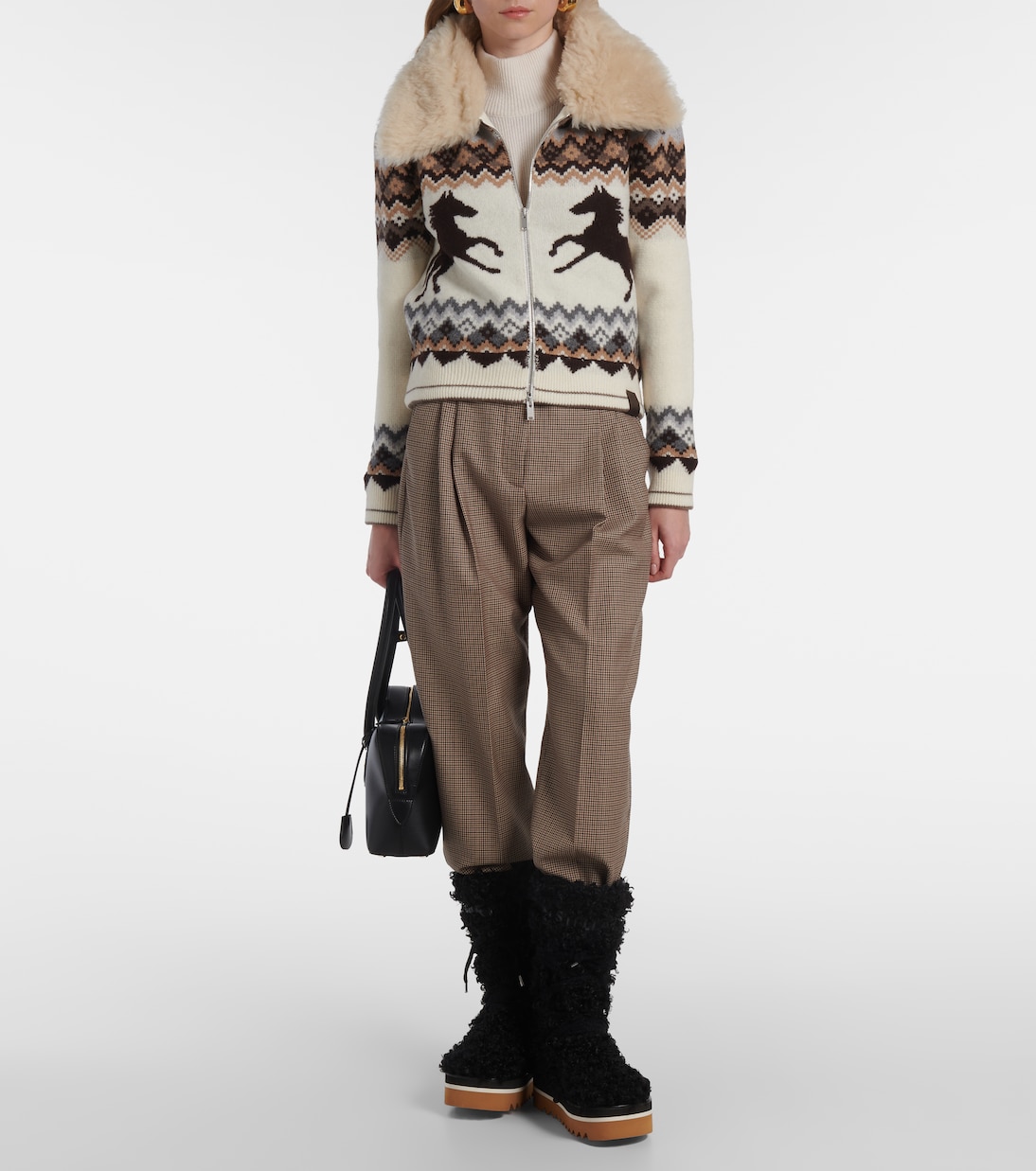 Botas de nieve Elyse de pelo sintético | Stella McCartney