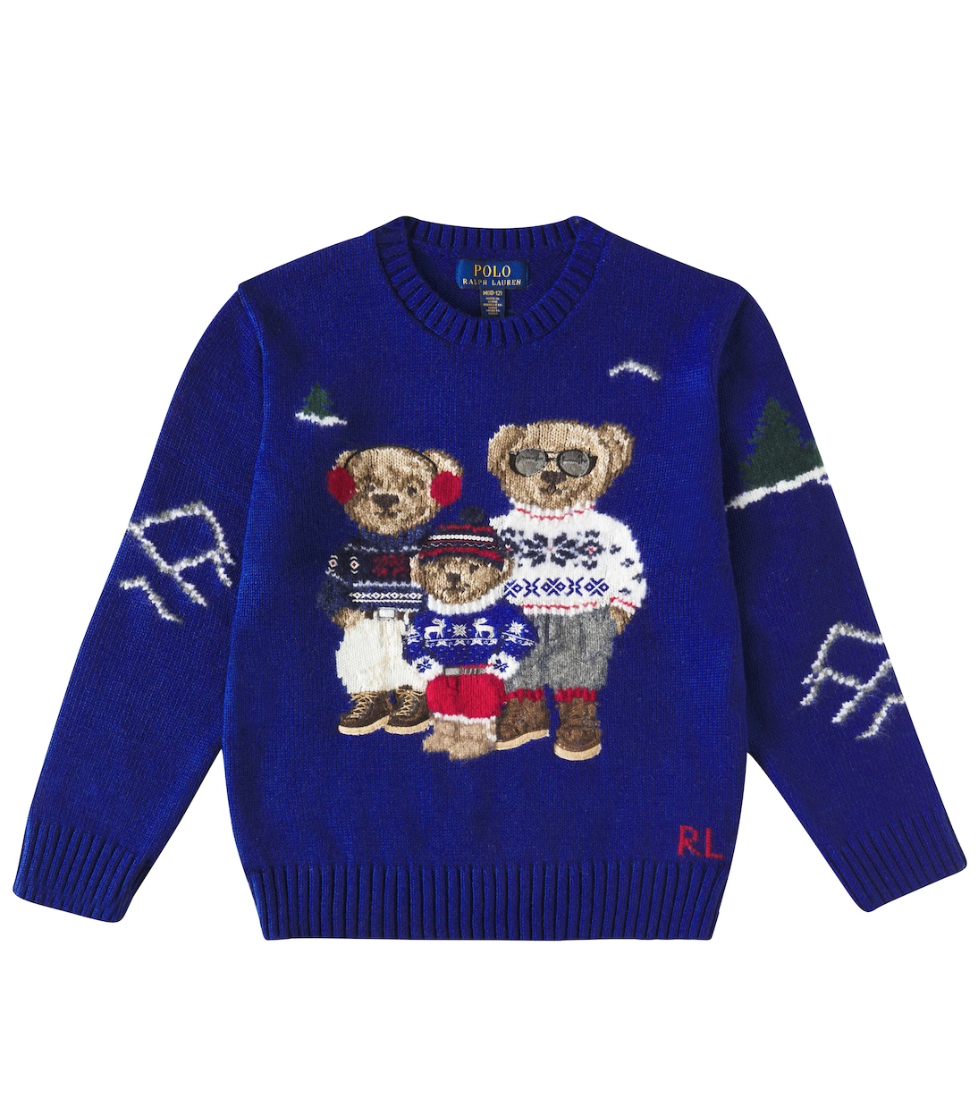 Polo Bear Family cotton and wool sweater | Polo Ralph Lauren Kids