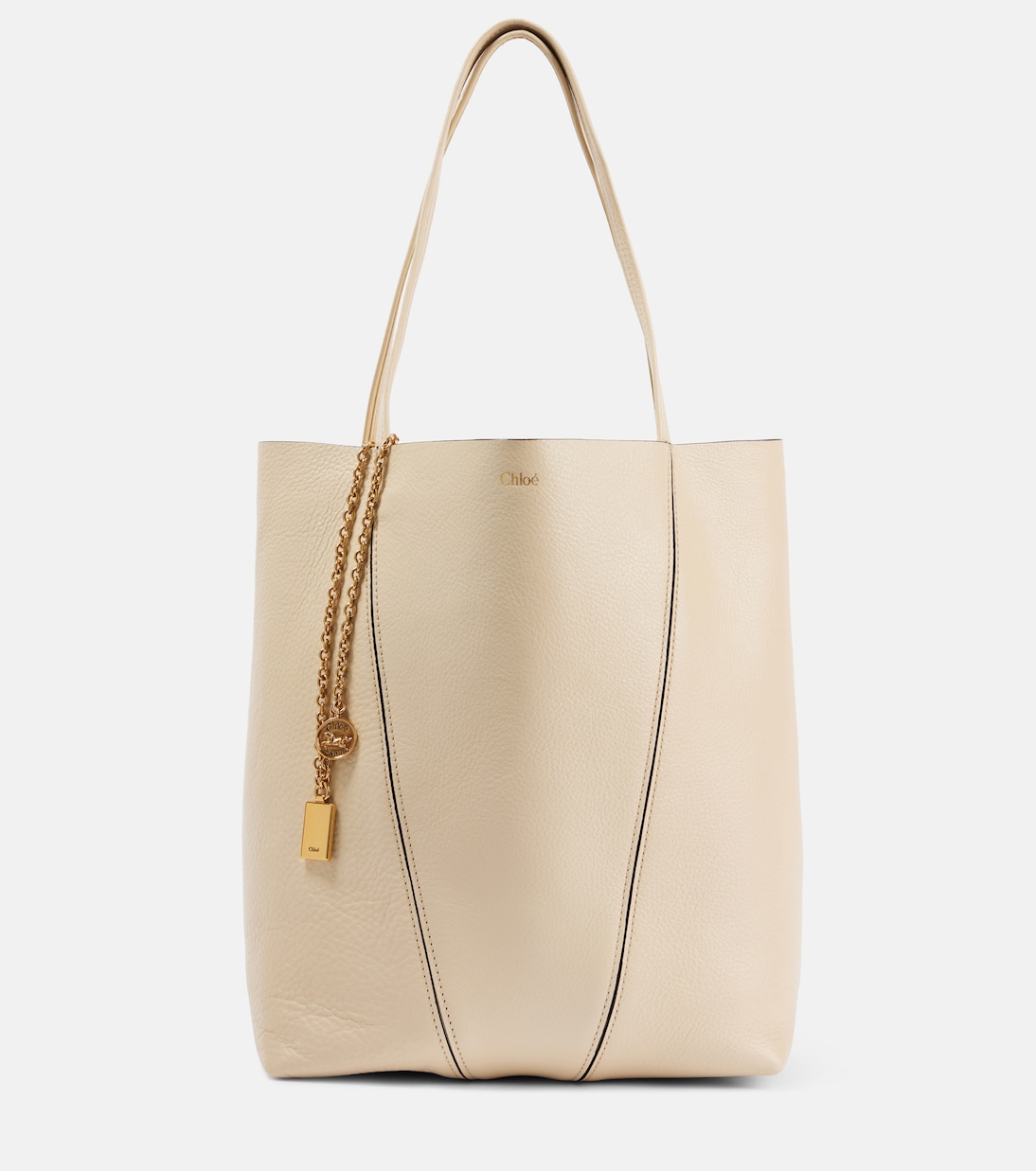 Borsa Chloé Spin Large in pelle | Chloé