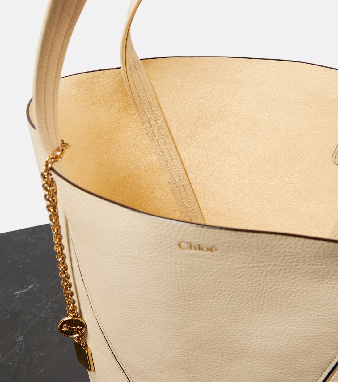 Borsa Chloé Spin Large in pelle | Chloé