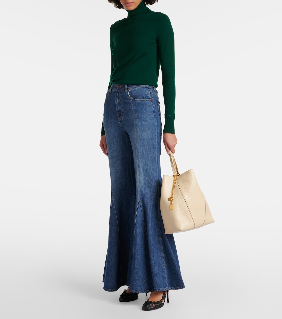 Borsa Chloé Spin Large in pelle | Chloé