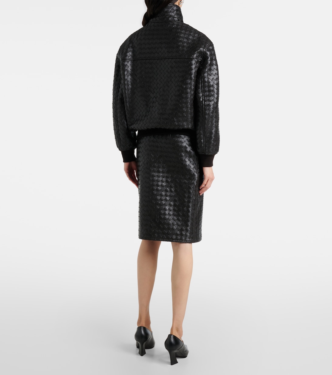 Giacca in pelle Intrecciato | Bottega Veneta