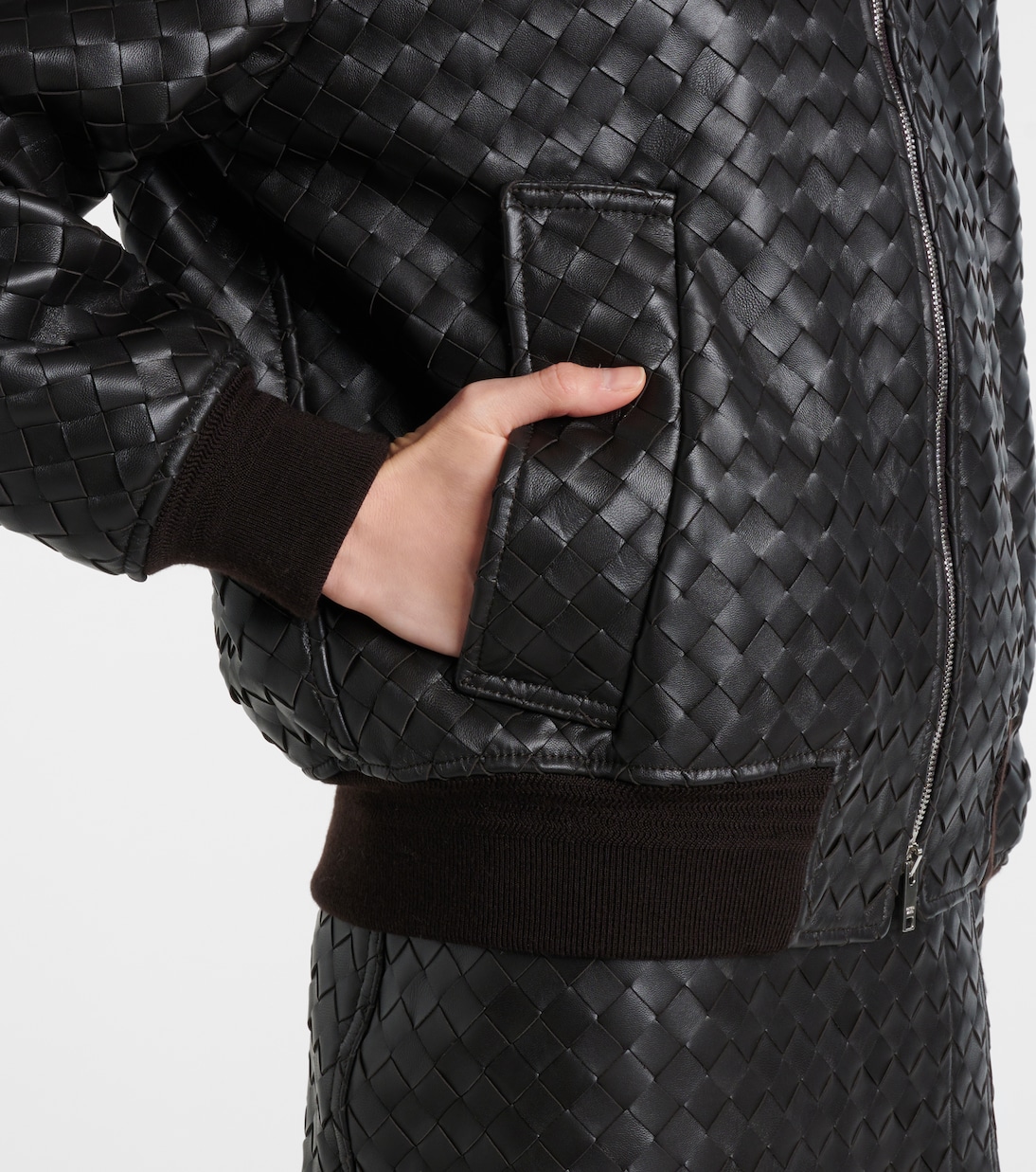 Giacca in pelle Intrecciato | Bottega Veneta