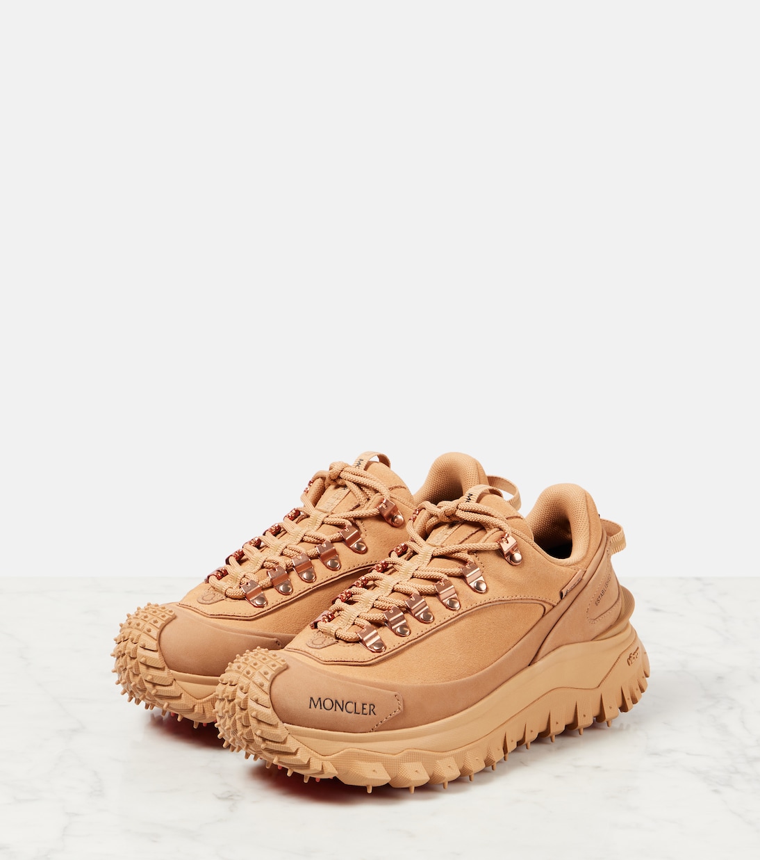 Scarpe da ginnastica in pelle Moncler Trailgrip Apex per stile giovane e dinamico