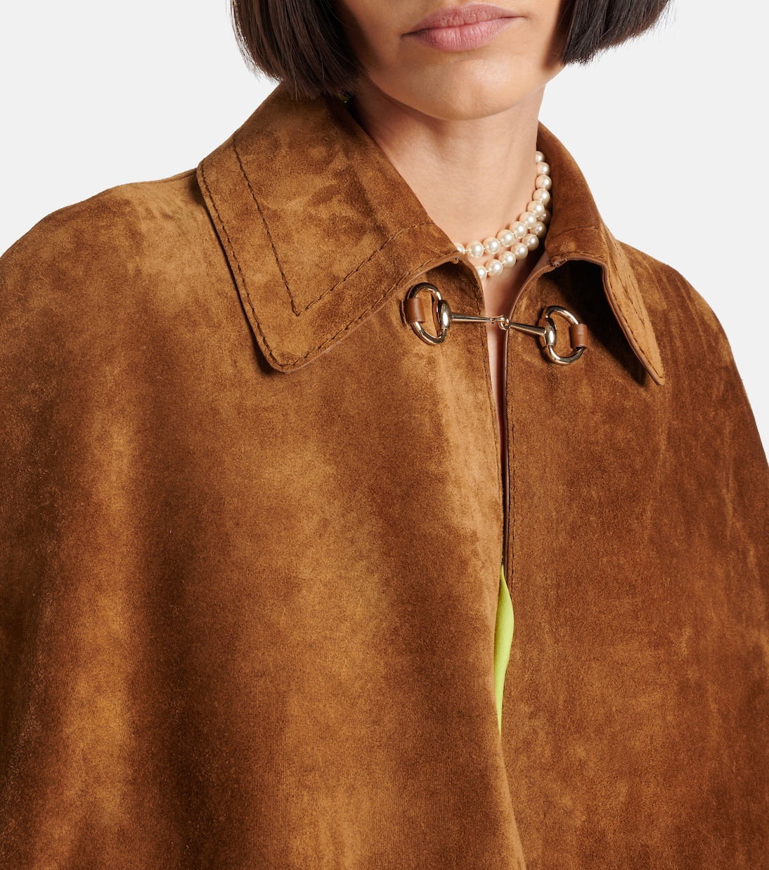 Mantella Horsebit in suede | Gucci