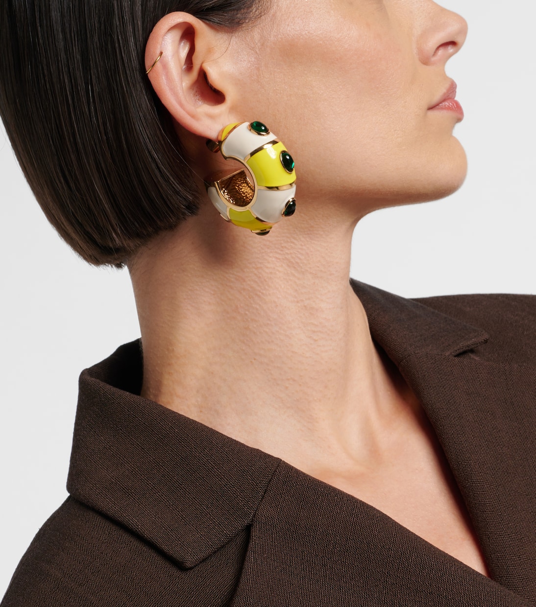 Pendientes de aro Rayures adornados | Jacquemus