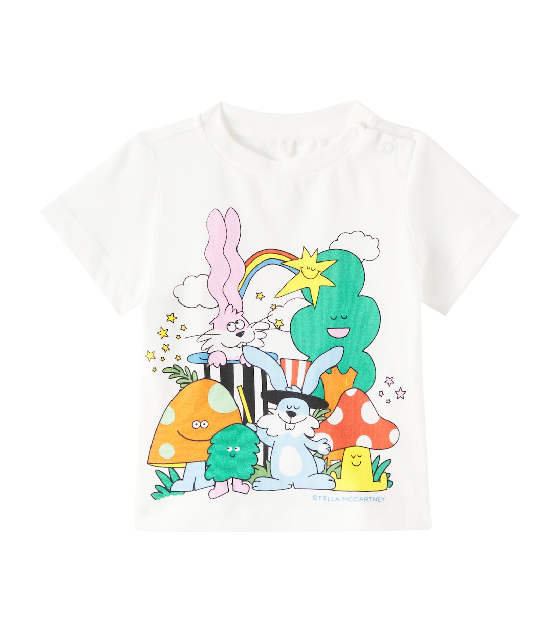 Printed cotton jersey T-shirt | Stella McCartney Kids