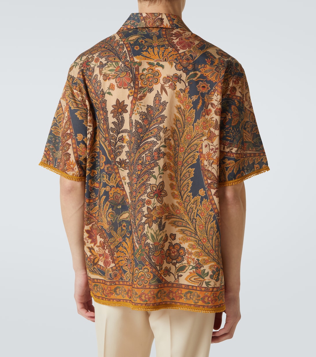 Camisa de lino con paisley | Valentino
