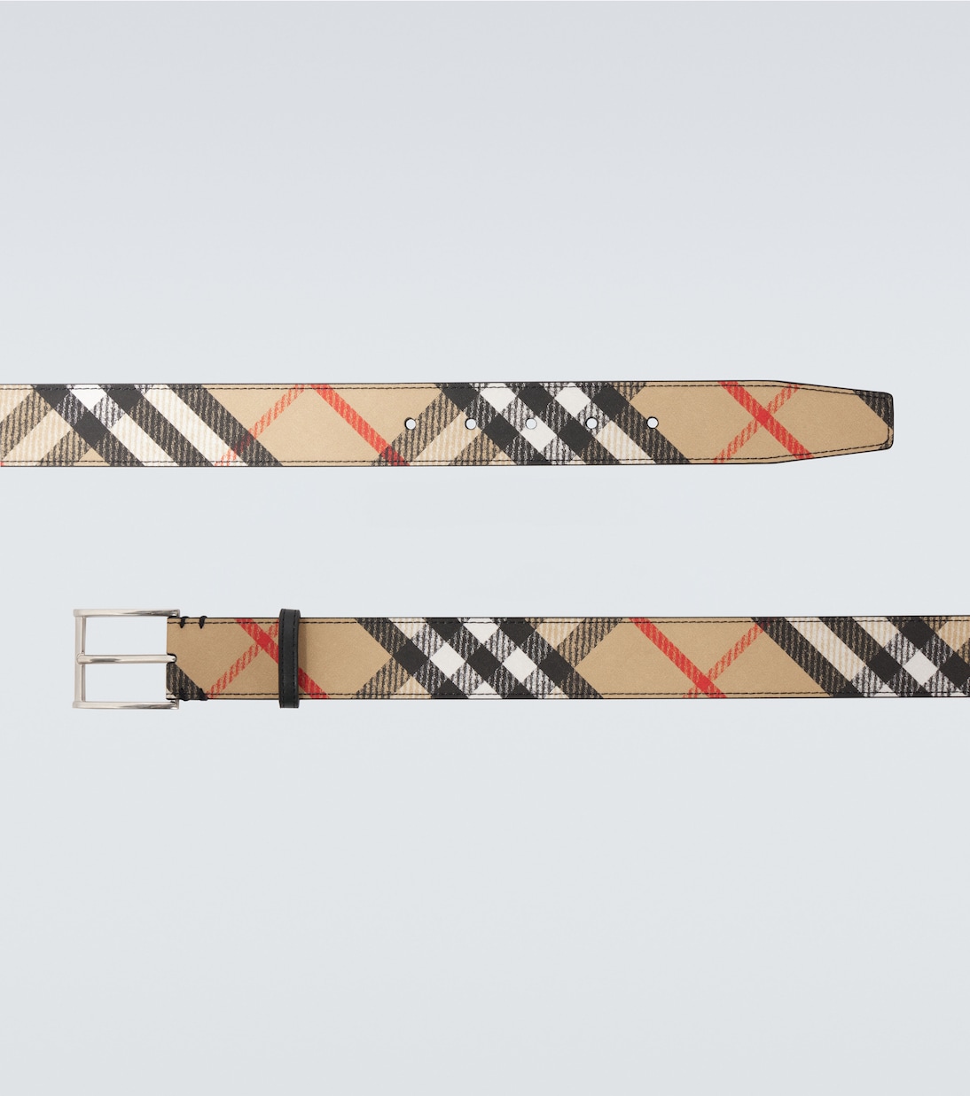 Burberry Check皮革腰带 | Burberry