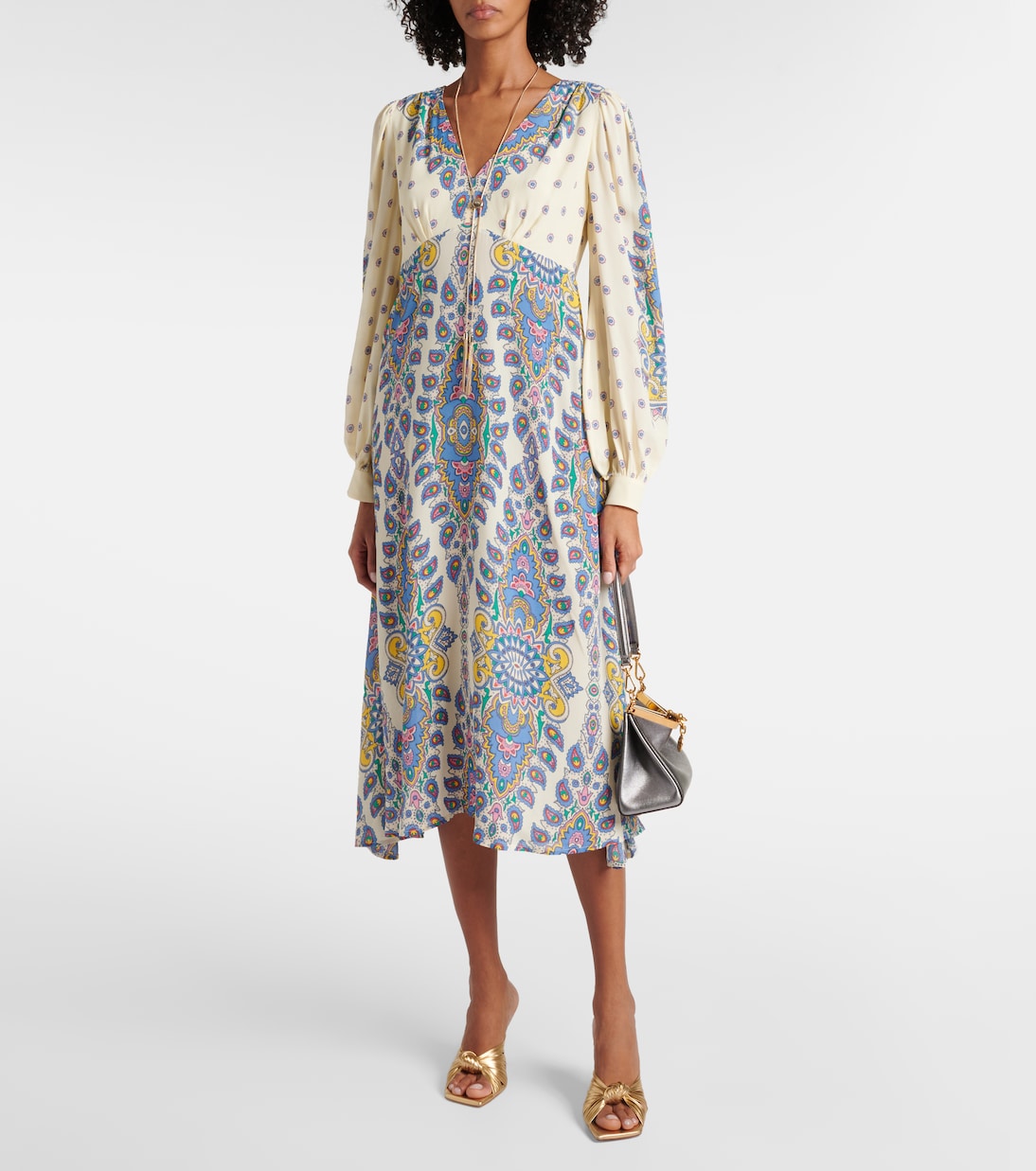 Midikleid aus Crêpe de Chine | Etro