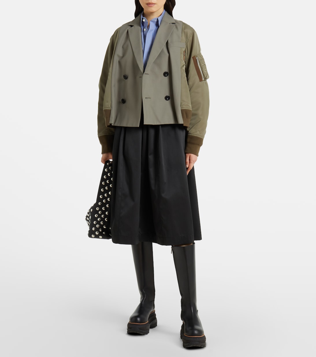 Double-breasted bomber jacket | Sacai