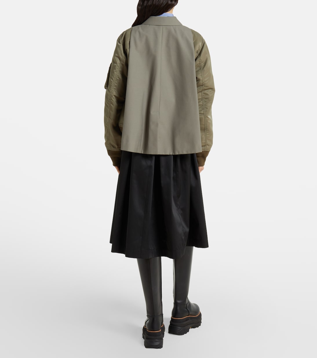 Double-breasted bomber jacket | Sacai