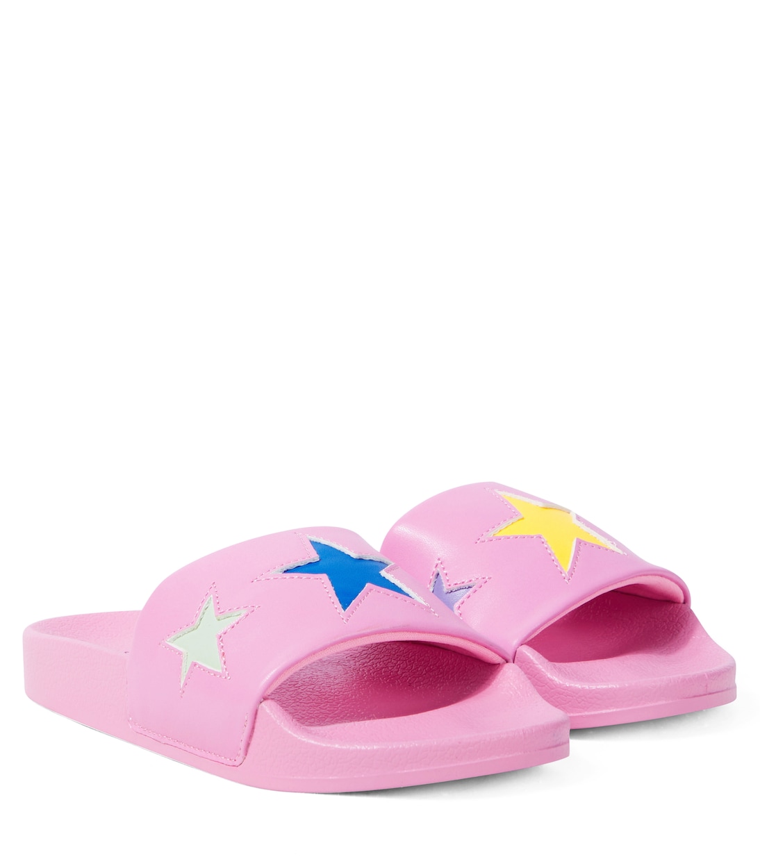 Pantoletten aus Lederimitat | Stella McCartney Kids