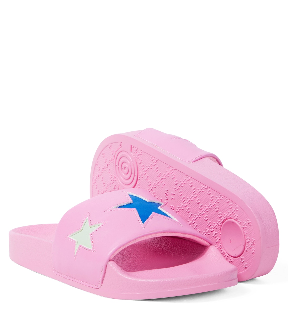 Pantoletten aus Lederimitat | Stella McCartney Kids