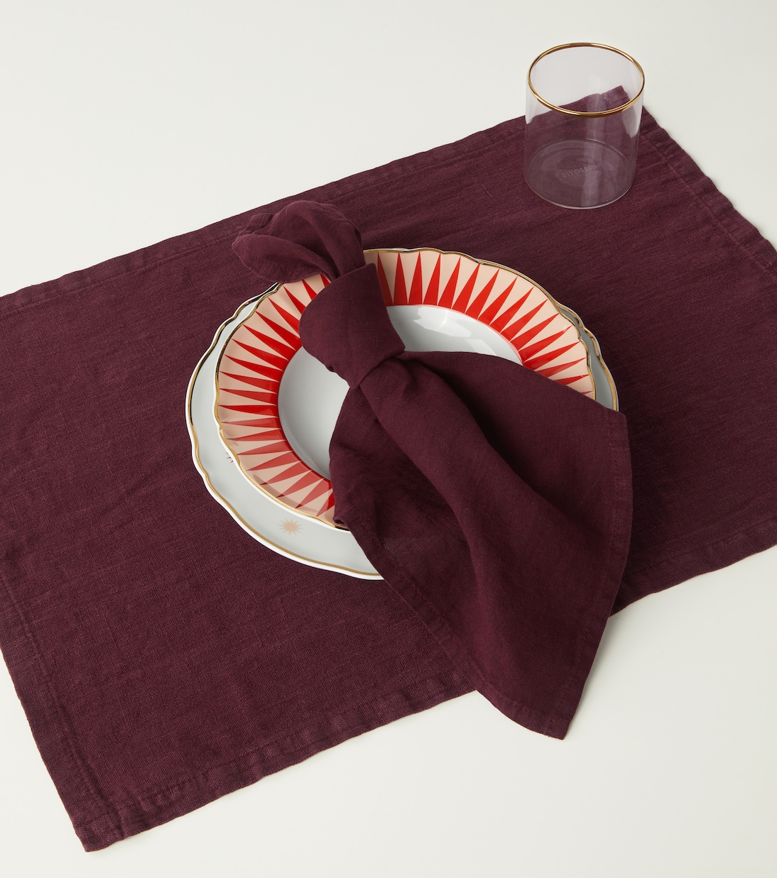 Set of 4 linen napkins | Once Milano