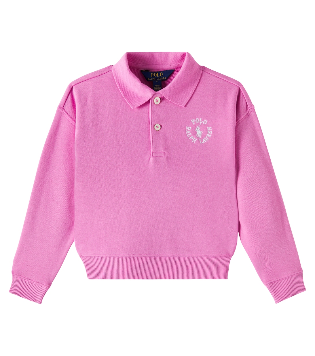 Polo in jersey di misto cotone con logo | Polo Ralph Lauren Kids