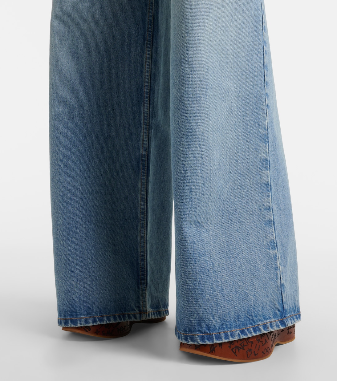Jeans a gamba larga a vita alta | Chloé