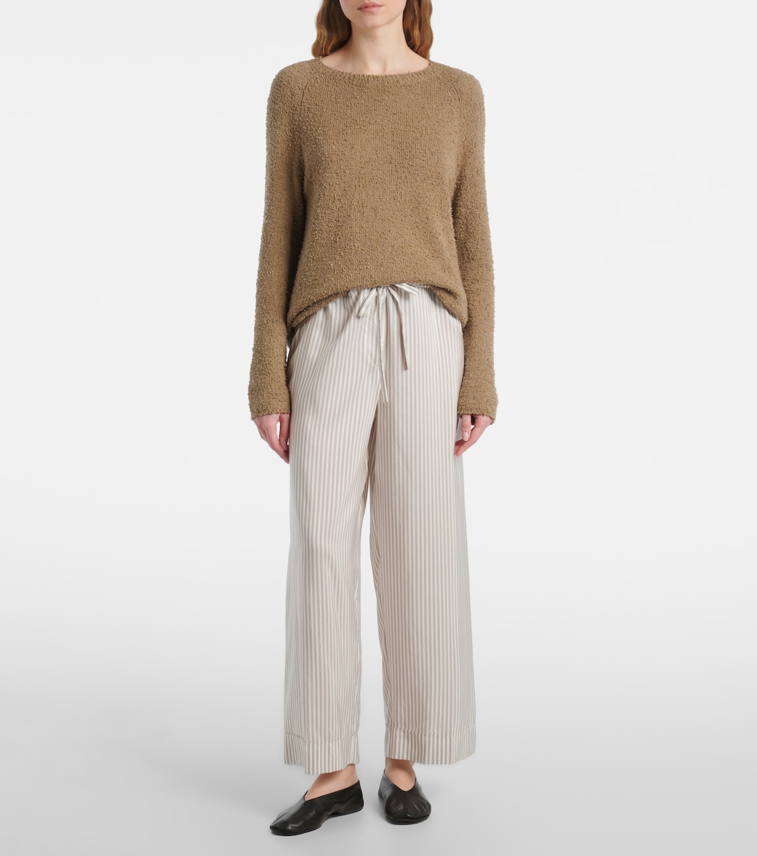 Kathy cotton bouclé sweater | The Row